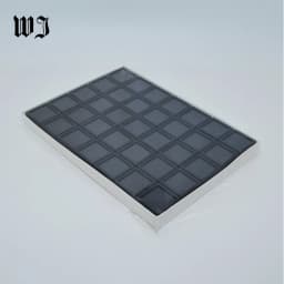Wholesale Gemstones Collection Box Loose Diamond Jewelry Display Case Holder Gem Show Storage Container Box Plastic White Black