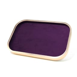 Noble Velvet Cloth Jewelry Display Stand Deep Purple Necklace Ring Jewelry Counter High End Display Props Storage Of Jewelry