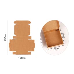 25/50 Pcs 12x15.5cm Necklace Earrings Anklet Jewelry Packaging Kraft Paper Foldable Box Wholesale Ornaments Reveal Cards Label