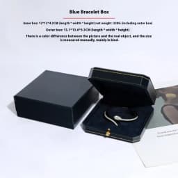 Free Custom Logo European Jewelry Box Proposal Ring/Necklace/Bracelet Organizer,Luxury Velvet-Lined Storage Case for Engagement