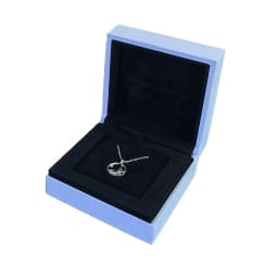 Customization Logo Fashionable Grass Green Faux Fur Clover Jewelry Case Jewelry Packaging Box for Necklace Bracelet Earring Gift