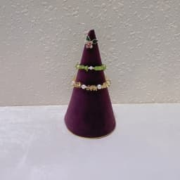 Fashion Purple Velvet Series Jewelry Display Props Window Ring Necklace Display Stand Earrings Bracelet Stand