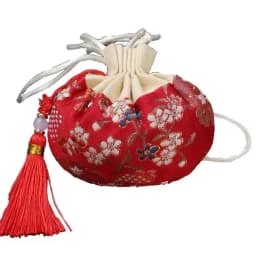 Exquisite Chinese Style Purse Pouch Drawstring Women Tassel Jewelry Storage Bag Multi-color Embroidery Cloth Jewelry Pouch