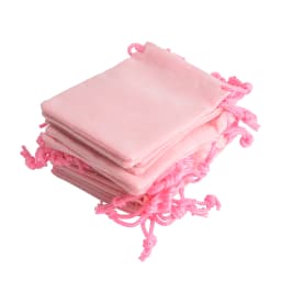 50Pcs Pink Velvet Drawstring Pouch Jewelry Bag 7x9cm New Year Christmas Wedding Jewelry Packaging Packing Gift Bags & Pouches