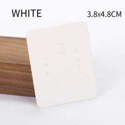 50pcs/lot Paper Display Cards Earrings Necklaces Storage Accessories Plastic jewelry bags Packaging for jewelry DIY Cardboard