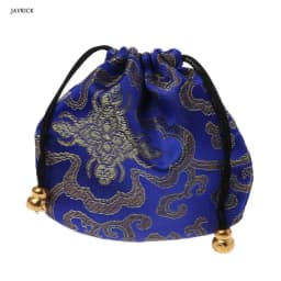 1pc High Quality Traditional Silk Travel Pouch Classic Chinese Embroidery Jewelry Packaging Bag Organizer Handbags Jewelry Tips