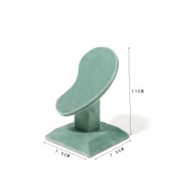 Metal Jewelry Exhibitor Tray Green Velvet Jewelry Display Rack Counter Display Library Jewelry Exhibitors Storage Of Jewelry
