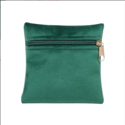 Portable Zipper Velvet Bag Jewelry Ring and Accessory Packaging and Storage Bag Double-sided Velvet Bag
