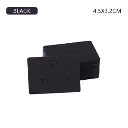 50pcs/lot 6x9cm Earrings Necklaces Display Cards for Jewelry Boxed and Packaging Cardboard Hang Tag Card Ear Studs Paper Card