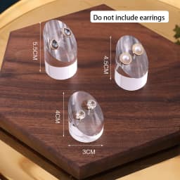 Earring stand holder jewellery display jewelers jewelry organizer stands for drop earrings hanger earing stand set case acrylic