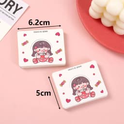 50pcs 6x8cm Korea Pink Plaid Kraft Paper Tag Packaging Cards for DIY Jewelry Bracelet Retail Tag Hair Accessories Display Labels