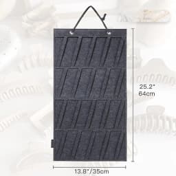 Hair Claw Clips Organizer Hanging Wall Hair Claws Holder Organizers For Women Girls Hairpins Display Accessories Storage Bag
