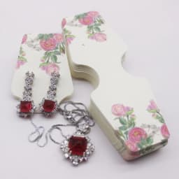 4.5x12cm 50 Piece Jewelry Set Card Paper Necklace/Bracelet/Hair Accessory Display Label Card