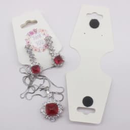 4.5x12cm 50 Piece Jewelry Set Card Paper Necklace/Bracelet/Hair Accessory Display Label Card