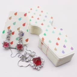 4.5x12cm 50 Piece Jewelry Set Card Paper Necklace/Bracelet/Hair Accessory Display Label Card