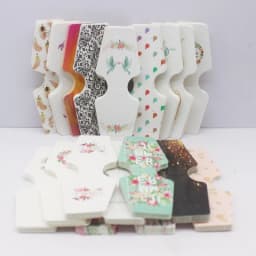 4.5x12cm 50 Piece Jewelry Set Card Paper Necklace/Bracelet/Hair Accessory Display Label Card