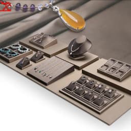 Jewelry Display Props Necklace Jewelry PU Show Support Ring Bracelet Pendant Showing Stand Ring Bracelet Organizers