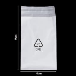 50pcs/Lot CPE Frosted Bags Jewelry Package Plastic Bag for Earrings Necklace Bracelet Beads Jewelry Organizer Display Packaging