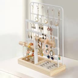Jewelry Rack Multi Tiers Stable Earrings Rings Necklaces Bracelets Display Holder Shop Showcase Jewelry Organizer Display Stand