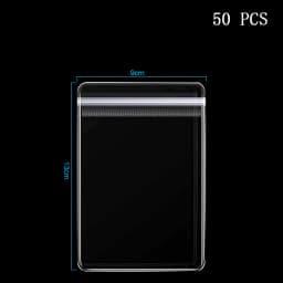 PVC Jewelry Bags Small Self-Sealing Plastic Zip Clear Bags Transparent Lock Bag Pouch For Storing Bracelets Rings Earrings