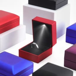 Ring Box High-end Creative LED Lamp Marriage Gift Jewelry Packaging Pendant Necklace Charm Simple and Elegant Top Grade Delicate