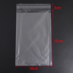 100pcs/lot Transparent Self Adhesive Seal Bags OPP Plastic Cellophane Bags Gifts Bag & Pouch Jewelry Packaging Cookie Candy Bags