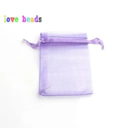 50pcs 7x9 9x12 10x15 13x18cm Gift Organza Bags Drawable Wedding Party Decoration Gift Bags Display Packaging Jewelry Pouches