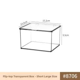 Acrylic Drawer Type Jewelry Box Hair Ties Cotton Swabs Hair Accessories Hair Clips Hair Bands Elastic Bands Storage Organizer