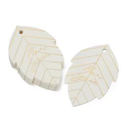 50pcs/Lot Bronzing Stamping Thank You Tags Black White Paper Card Handmade Gift Wrapping DIY Jewelry Accessories Price Label