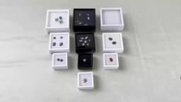 Wholesale Jewelry Gem Display Box Case Loose Diamond Storage Tool Coin Jar Show Tray Gem Pot Gemstone Organizer Holder Container