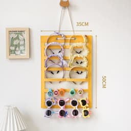 Hair Bows Organizer Large Capacity Headband Holder Wall Hanging Hair Clip Storage Hanger Space Saving Hair Girls Room Wall Decor