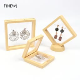 Color PE Membrane Jewelry Display Suspended Stand Holder Ring Earring Storage Anti-oxidation Bracelet Beads Showcase Elastic Box