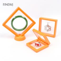 Color PE Membrane Jewelry Display Suspended Stand Holder Ring Earring Storage Anti-oxidation Bracelet Beads Showcase Elastic Box
