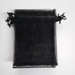 100pcs Black Drawstring Organza Bags Pouch Jewelry Packaging & Display Bags Gift Bag For Wedding Party Birthday Gift Bags Box