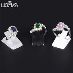 20pcs/Lot Ring Show Plastic Frosted Jewelry Displays Holder For Ring, Decoration Stand Jewellery Display for rings
