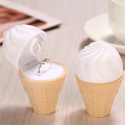1 pcs Delicious food style Velvet Jewelry Box Wedding Engagement Ring Box for Earrings Necklace jewelry packing box
