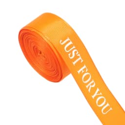 10yards 10/25mm Polyester Ribbon Hot Stamping Printed JUST FOR YOU Ribbon For Handmade Romantic Gift Packaging Wedding Decoratio