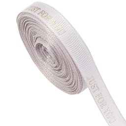 10yards 10/25mm Polyester Ribbon Hot Stamping Printed JUST FOR YOU Ribbon For Handmade Romantic Gift Packaging Wedding Decoratio