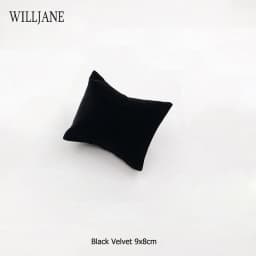 Wholesale Jewelry Pillow Stand Velvet PU Leather Holder Organizer Bracelet Case Bangle Anklet Watch Display Photography Cushion
