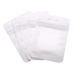 50pcs Colorful Mylar Bags Resealable Ziplock Holographic Bags with Clear Window for Jewelry Display Packaging Self Sealing Pouch