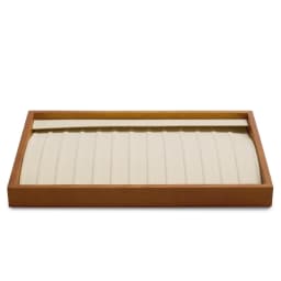 Oirlv Wooden Jewelry Tray Ring Earrings Bracelet Bangle Necklace Tray Solid Wood Jewelry Display Tray Wooden Jewelry Organizer