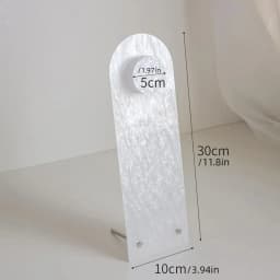 Acrylic White Mannequin Necklace Jewelry Pendant Display Stand Holder Show Decorate Jewelry Set Display Shelf Earring Organizer