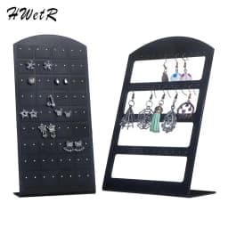 Fashion Portable Earrings Ear Studs Holder Jewelry Display Holders Earring Showcase Organizer Stand Storage Rack