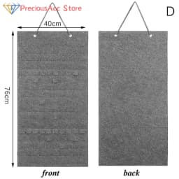 170Pairs Wall Hanging Brooch Display Stand Felt Enamel Pin Badge Button Collection Storage Holder Jewelry Earring Organizer Bag