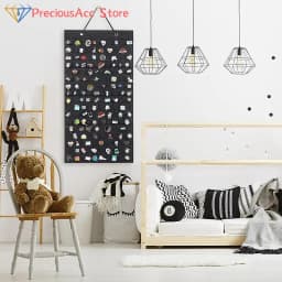 170Pairs Wall Hanging Brooch Display Stand Felt Enamel Pin Badge Button Collection Storage Holder Jewelry Earring Organizer Bag