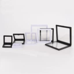 Thinner Transparent PE Film Suspension Box Jewelry 3D Floating Frame Display Case Antioxidant Storage Box for Coin Medallions