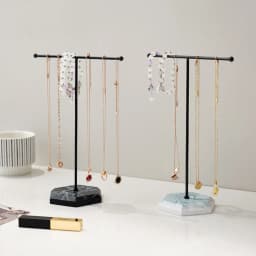 Newly Wooden/Metal Gold T-shaped Earrings Ring Necklace Watch Jewelry Shelf Jewelry Stand Counter Pendant Jewelry Display Stand