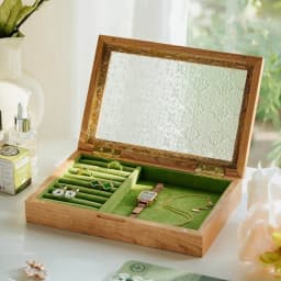 Glass Dustproof Cover Box Jewellery Boxes For Women Rings Box Jewelry Storage Cases Dropshipping