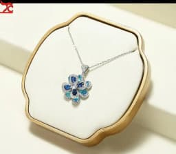 Beige Jewelry Display Stand Necklace Pendant Storage Props Earrings Rings Organizer Exhibitor Set Jewelry Display Rack