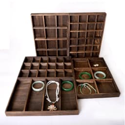 New Arrival Wooden Jewelry Tray Jewellery Organizer Bangle Earrings Bracelets Choker Necklaces Pendants Storage Vintage Plate